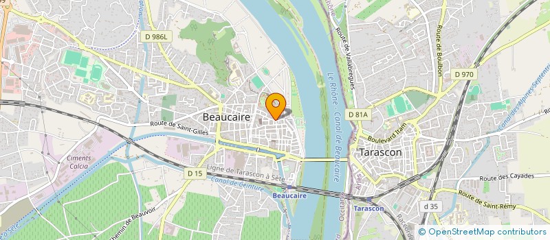 localisation de l'entreprise SCI MR  BEAUCAIRE