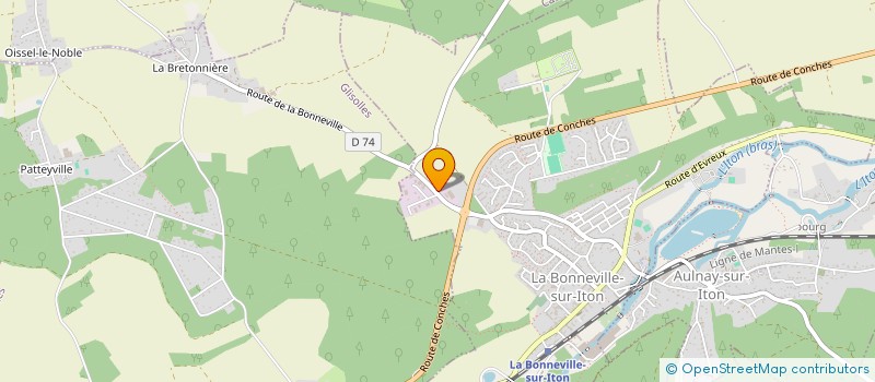 localisation de l'entreprise SCI MR à LA BONNEVILLE-SUR-ITON