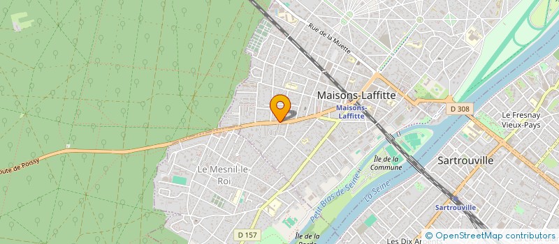 localisation de l'entreprise SCI MR DE PRESSAC à MAISONS-LAFFITTE