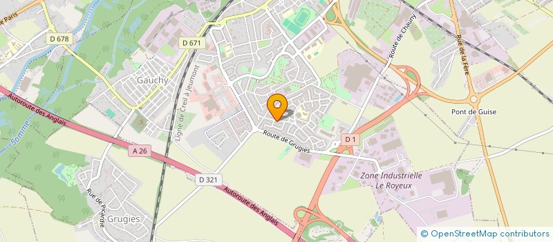 localisation de l'entreprise SCI MR ET MME PRACHE à GAUCHY