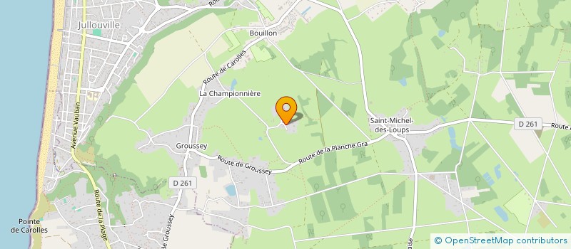 localisation de l'entreprise SCI MR HABITAT  JULLOUVILLE