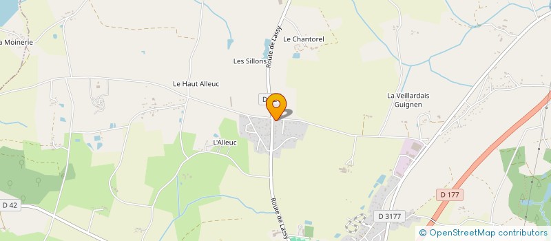 localisation de l'entreprise SCI MR IMMOBILIER  GUIGNEN