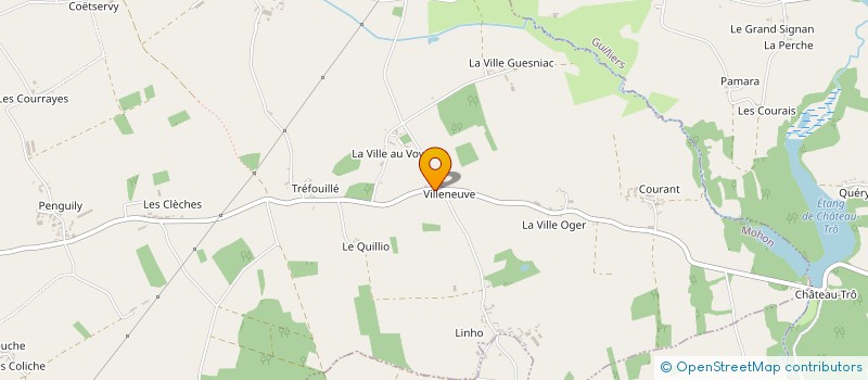 localisation de l'entreprise SCI MR MME PORCHERON ALAIN DOMINIQUE  EVRIGUET