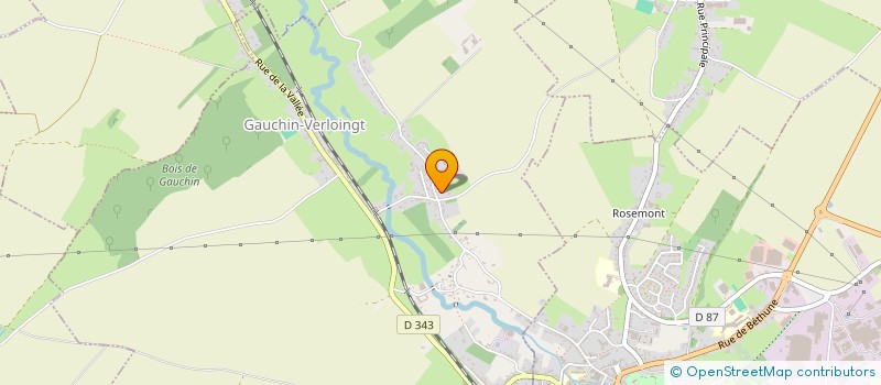 localisation de l'entreprise SCI MR PATO  GAUCHIN-VERLOINGT