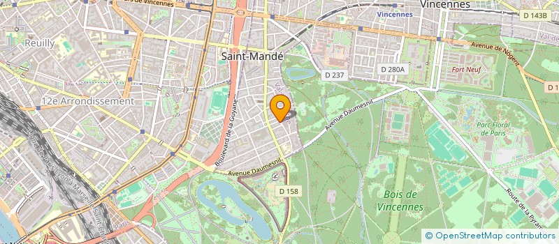 localisation de l'entreprise SCI MR PATRIMOINE à SAINT-MANDE