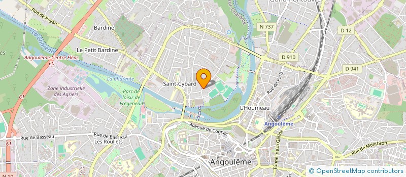 localisation de l'entreprise SCI MR16 à ANGOULEME