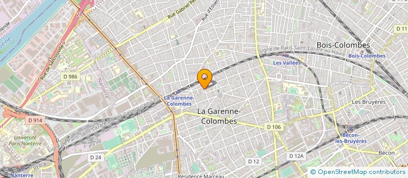 localisation de l'entreprise SCI MR2 à LA GARENNE-COLOMBES