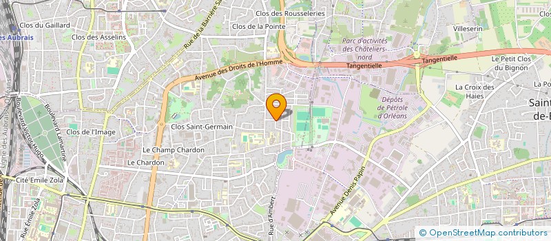 localisation de l'entreprise SCI MR2ID à ORLEANS