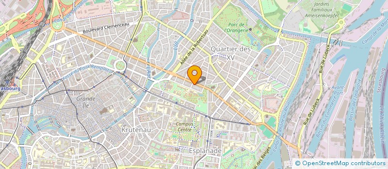 localisation de l'entreprise SCI  MR3  STRASBOURG