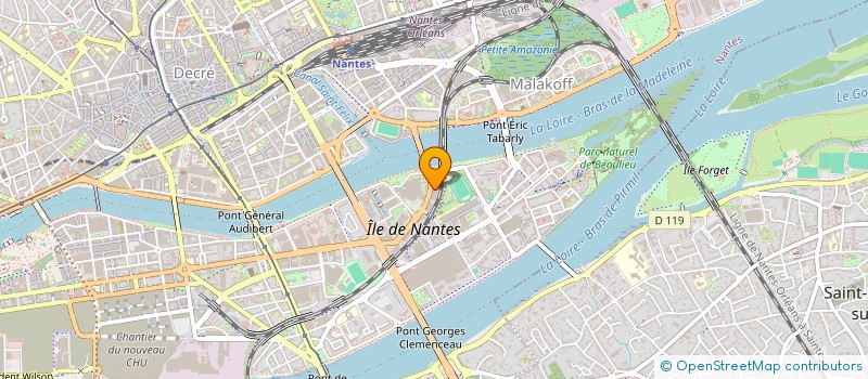 localisation de l'entreprise SCI MRA  NANTES