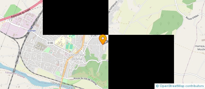 localisation de l'entreprise SCI MRAP  LIVRON-SUR-DROME