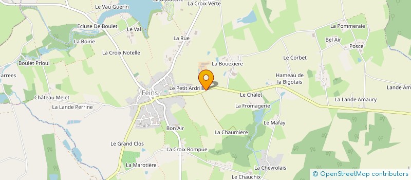 localisation de l'entreprise SCI MRC  FEINS