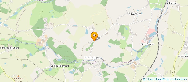 localisation de l'entreprise SCI MRC  POUZAUGES