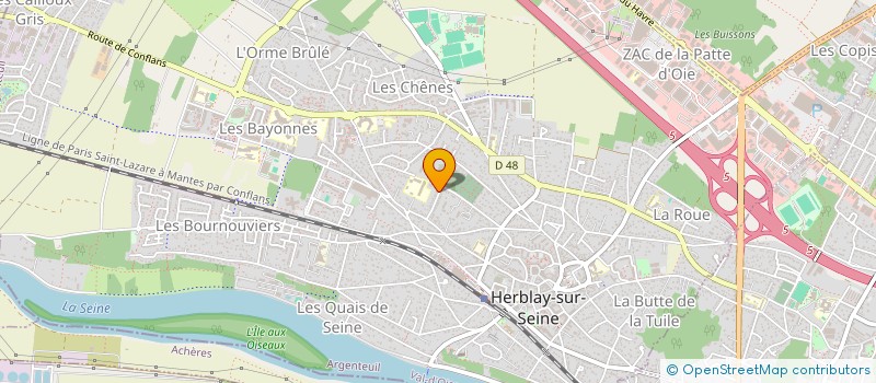 localisation de l'entreprise SCI MRC  HERBLAY-SUR-SEINE