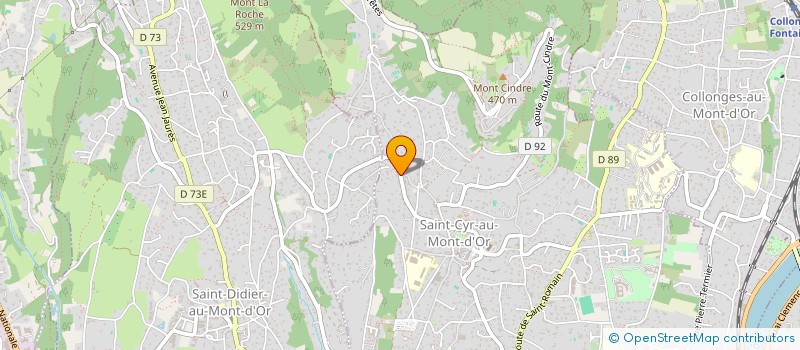 localisation de l'entreprise SCI MRCC  SAINT-CYR-AU-MONT-D'OR