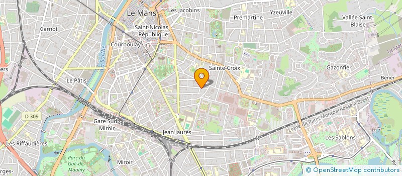 localisation de l'entreprise SCI MRCD  LE MANS