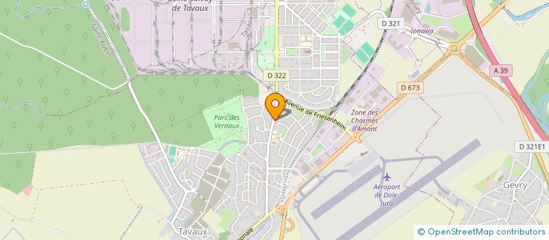 localisation de l'entreprise SCI MRCF  TAVAUX