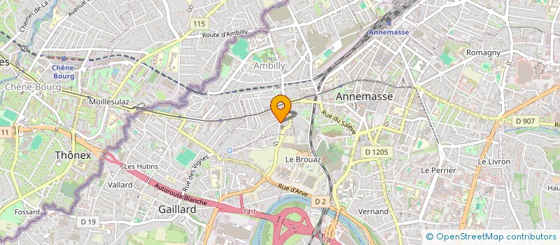 localisation de l'entreprise SCI MRCP à ANNEMASSE