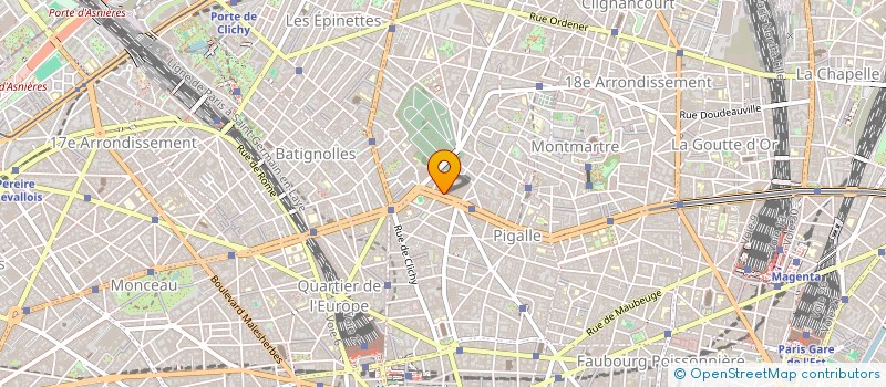 localisation de l'entreprise SCI MRENO  PARIS