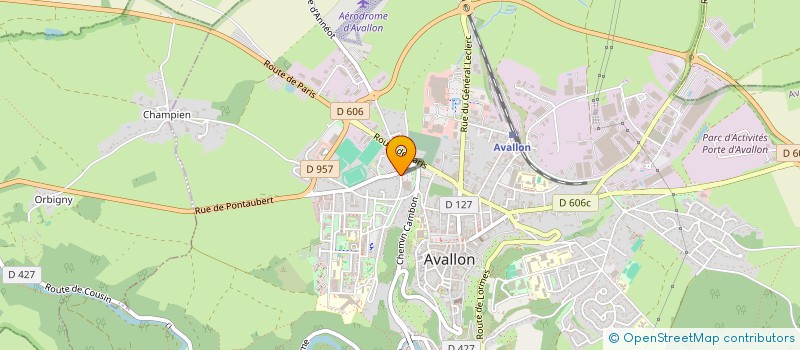 localisation de l'entreprise SCI MRG à AVALLON