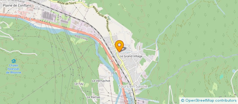 localisation de l'entreprise SCI MRG  TOURS-EN-SAVOIE