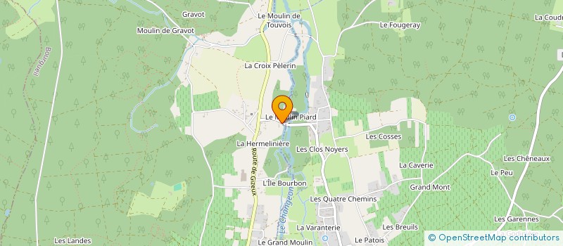 localisation de l'entreprise SCI MRG  BOURGUEIL