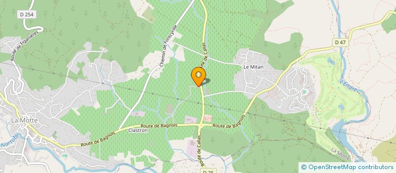 localisation de l'entreprise SCI MRG IMMOBILIER  LA MOTTE