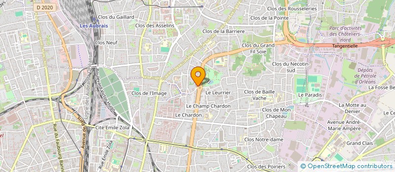 localisation de l'entreprise SCI MRGJ  ORLEANS