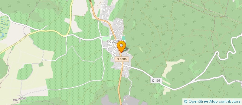 localisation de l'entreprise SCI MRH 30  POUZILHAC