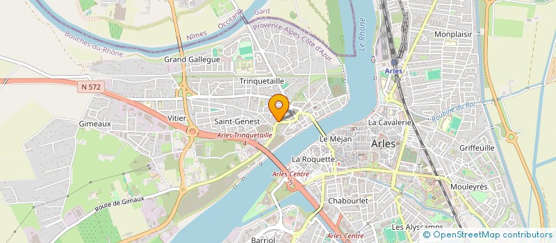 localisation de l'entreprise SCI MRJ  ARLES