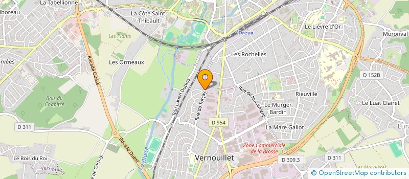 localisation de l'entreprise SCI MRJP à VERNOUILLET