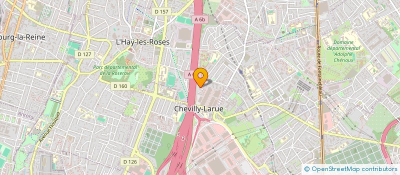 localisation de l'entreprise SCI MRLE  L'HAY-LES-ROSES