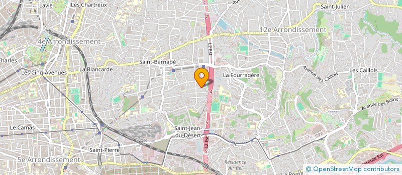 localisation de l'entreprise SCI MRM1 à MARSEILLE