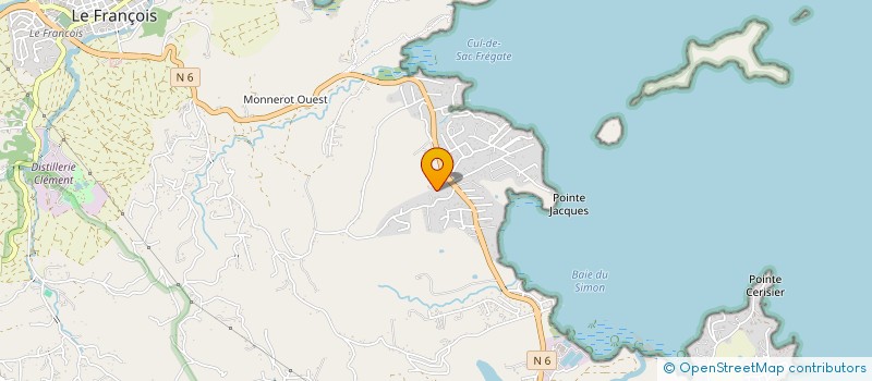 localisation de l'entreprise SCI MRMJ  LE FRANCOIS