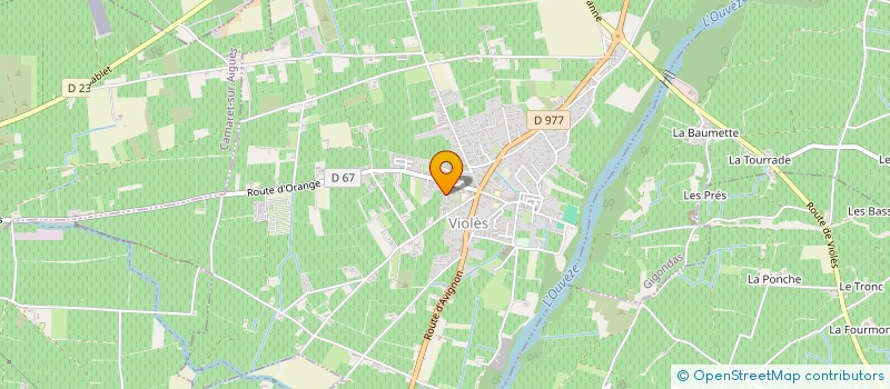 localisation de l'entreprise SCI MRO  VIOLES