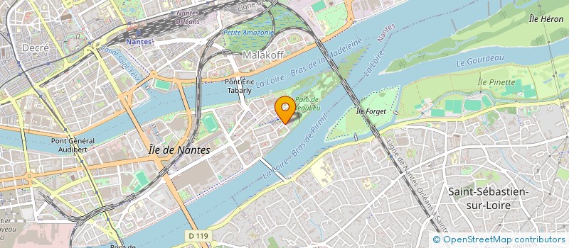 localisation de l'entreprise SCI MROLLAND  NANTES