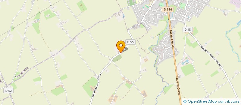 localisation de l'entreprise SCI MRPC59  LEDRINGHEM