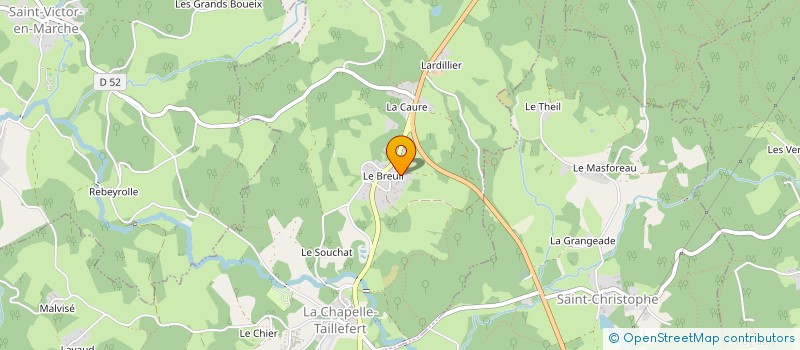 localisation de l'entreprise SCI MRS  LA CHAPELLE-TAILLEFERT