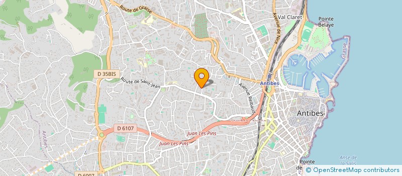 localisation de l'entreprise SCI MRS à ANTIBES