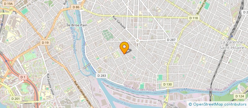 localisation de l'entreprise SCI   MRX à SAINT-MAUR-DES-FOSSES