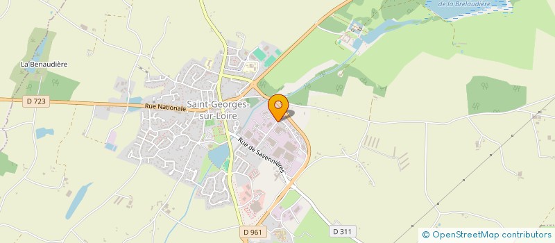 localisation de l'entreprise SCI MRX IMMO  SAINT-GEORGES-SUR-LOIRE