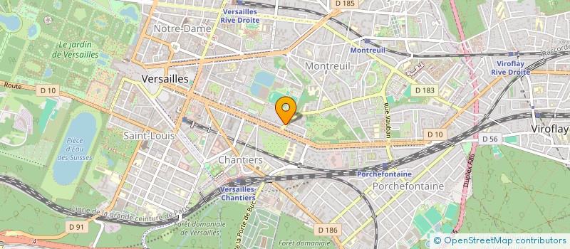 localisation de l'entreprise SCI MRZ à VERSAILLES