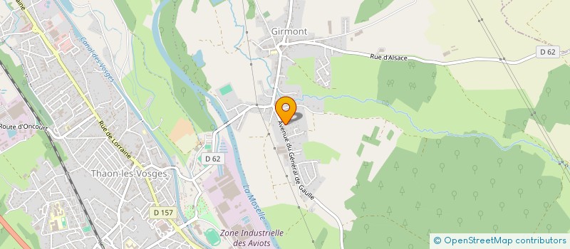 localisation de l'entreprise SCI MRZ IMMO  THAON-LES-VOSGES