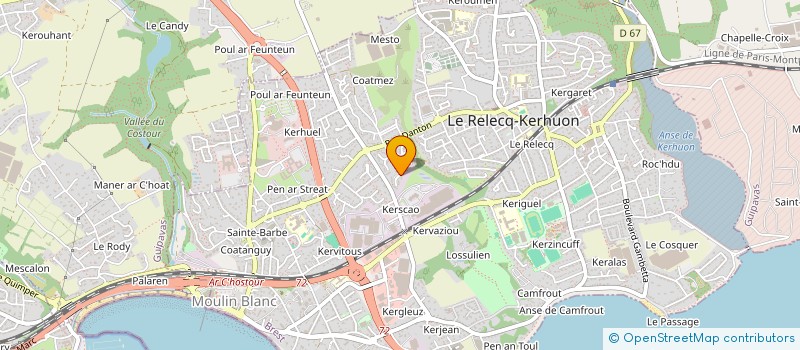 localisation de l'entreprise SCI MS 29  LE RELECQ-KERHUON