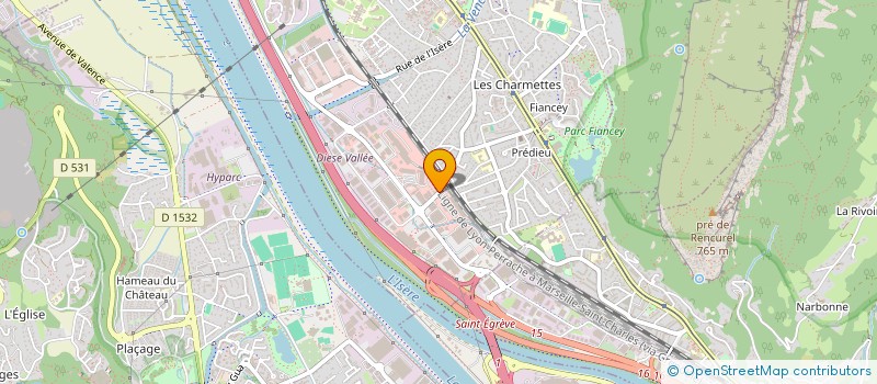 localisation de l'entreprise SCI MS  SAINT-EGREVE