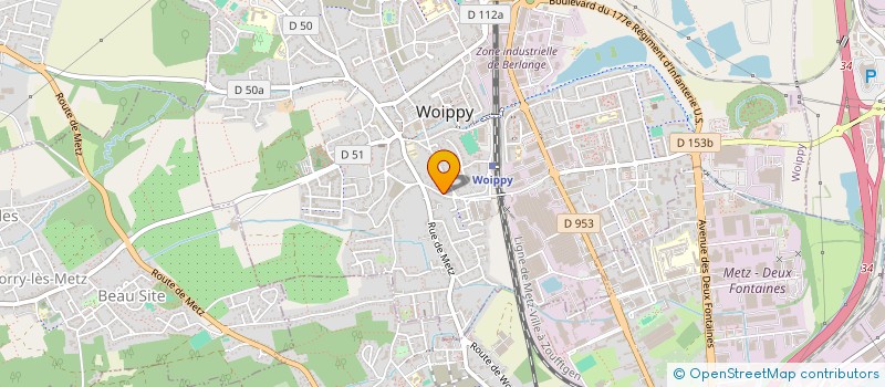 localisation de l'entreprise SCI MS à WOIPPY