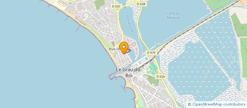 localisation de l'entreprise SCI MS  LE GRAU DU ROI