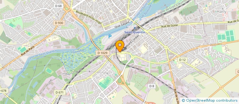 localisation de l'entreprise SCI MS  SAINT-QUENTIN