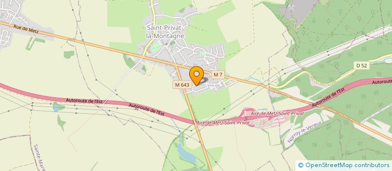 localisation de l'entreprise SCI MS  SAINT-PRIVAT-LA-MONTAGNE