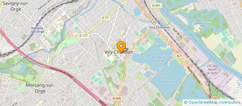 localisation de l'entreprise SCI MS DUMAS à VIRY-CHATILLON